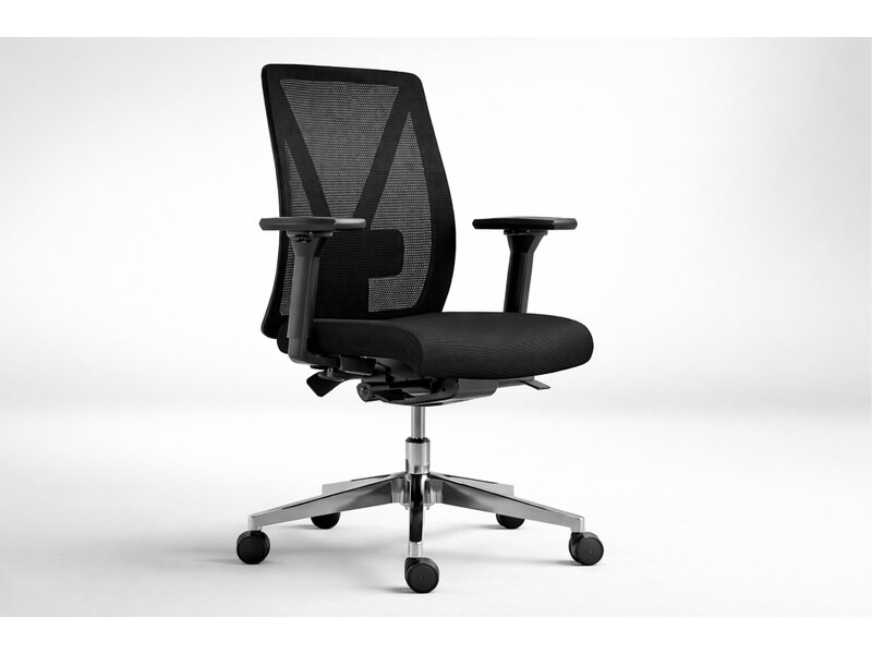 B02 Free Float Netweave chaise de bureau ergonomique avec accoudoirs 5D et norme EN1335