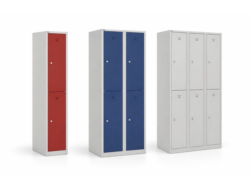 PH armoire vestiaire en acier avec 2, 4 ou 6 portes – casier compact entièrement soudé