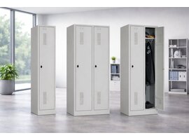 BNO armoire vestiaire métallique avec 1, 2 ou 3 portes – solution robuste et économique