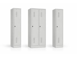 BNO armoire vestiaire métallique avec 1, 2 ou 3 portes – solution robuste et économique