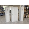BNO BNO metalen vestiairekast met scheidingswand (vuile industrie) – 1, 2 of 3 deuren
