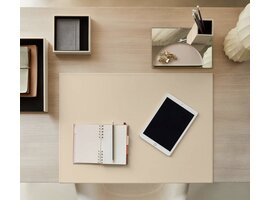 Eglooh Calliope bureauonderlegger in gerecycleerd leder – Made in Italy