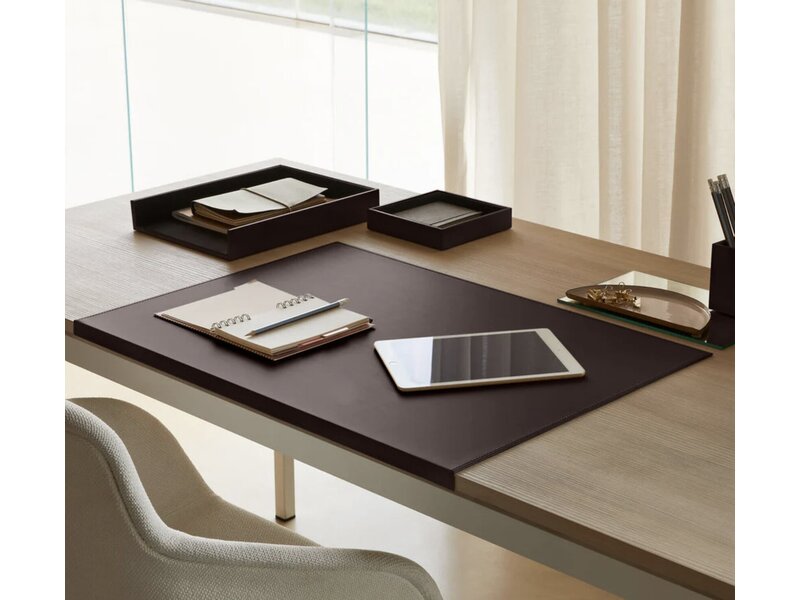 Eglooh Calliope bureauonderlegger in gerecycleerd leder – Made in Italy