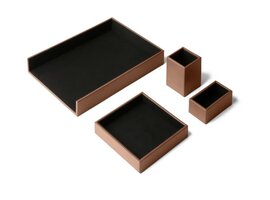 Eglooh Eglooh Minerva bureau set in gerecycleerd leder – 4-delige Made in Italy set Eglooh Minerva bureau set in gerecycleerd leder – 4-delige Made in Italy set