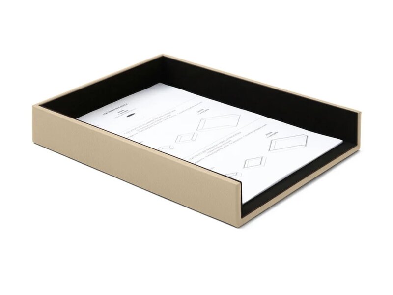 Eglooh Atena set de bureau 4 pièces en cuir italien véritable – Made in Italy