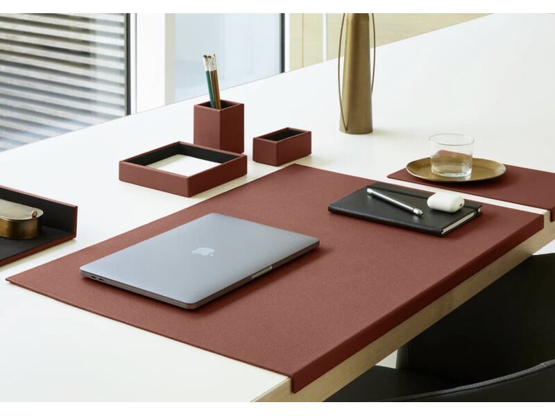 Eglooh Atena set de bureau 4 pièces en cuir italien véritable – Made in Italy