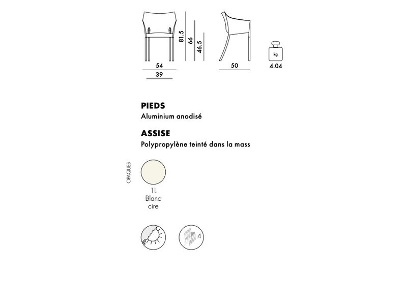 Dr. No chaise avec accoudoirs