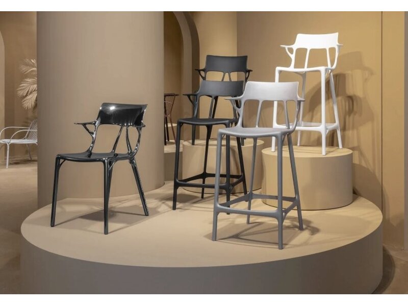 A.I. chaise de bar recyclée