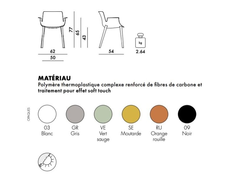 Kartell  Piuma chaise