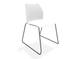 Kastel Kalea chaise luge – chaise design empilable avec structure aluminium