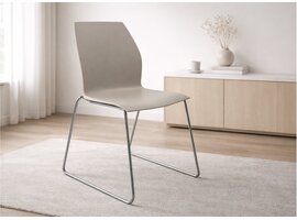 Kastel Kalea chaise luge – chaise design empilable avec structure aluminium