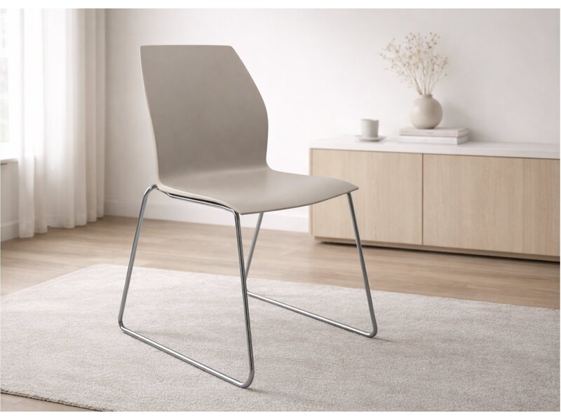 Kastel Kalea chaise luge – chaise design empilable avec structure aluminium