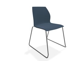 Kastel Kalea chaise luge – chaise design empilable avec structure aluminium