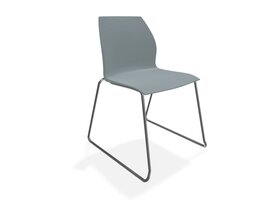 Kastel Kalea chaise luge – chaise design empilable avec structure aluminium