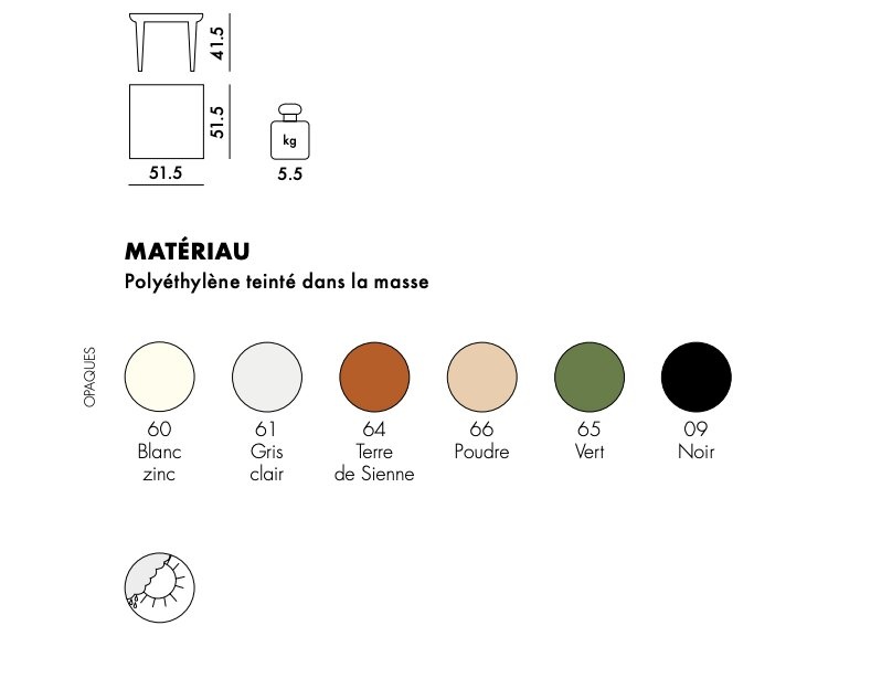 Kartell  Bubble Club bijzettafel