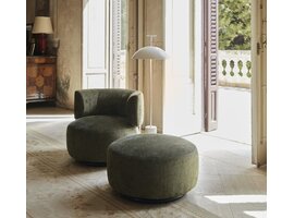 K-Waiting poef bouclé