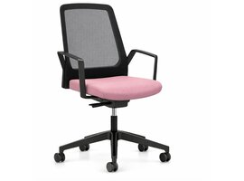 Interstuhl BuddyIS3 vergaderstoel op wielen – draaibare designstoel met kanteltechniek