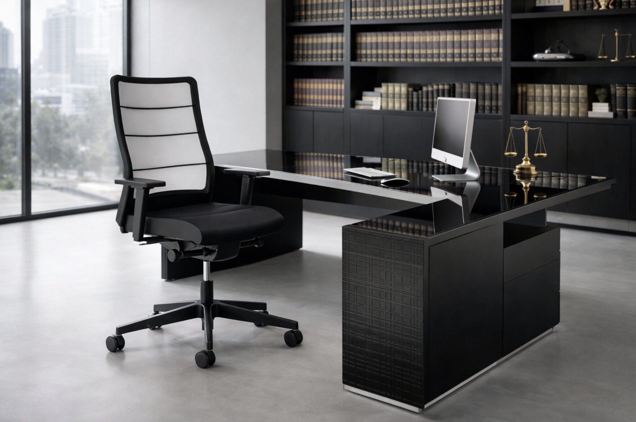 Interstuhl  Interstuhl AirPad Light 3C44 – ergonomische design bureaustoel met synchroonmechanisme