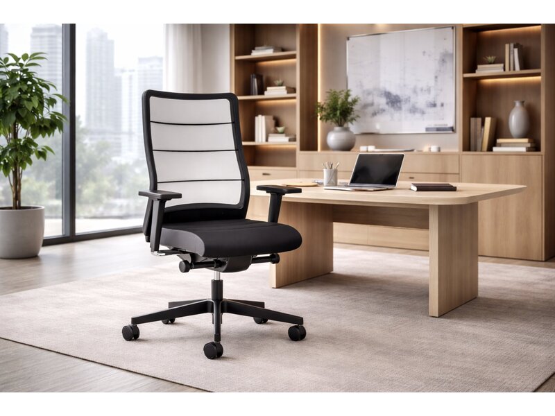 Interstuhl AirPad Light 3C44 – ergonomische design bureaustoel met synchroonmechanisme