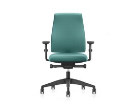 Se7en Ergo Anne bureaustoel – ergonomische kantoorstoel met synchroonmechanisme