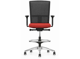 Se7en Julian’s Counter ergonomische hoge bureaustoel – counter stoel met netrug