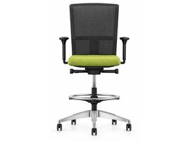 Se7en Julian’s Counter ergonomische hoge bureaustoel – counter stoel met netrug