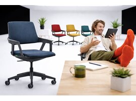 Se7en Kai vergaderstoel en HomeOffice bureaustoel – modern design met wielen