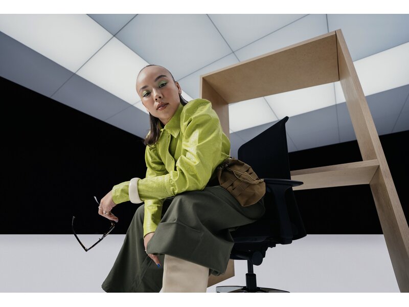 Se7en Julian bureaustoel ergonomisch – netbespanning & synchroonmechaniek