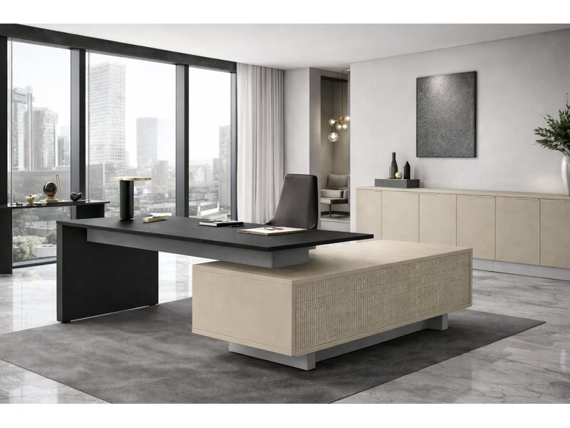 Ultom Modi bureau met opleg dressoir – directiebureau design