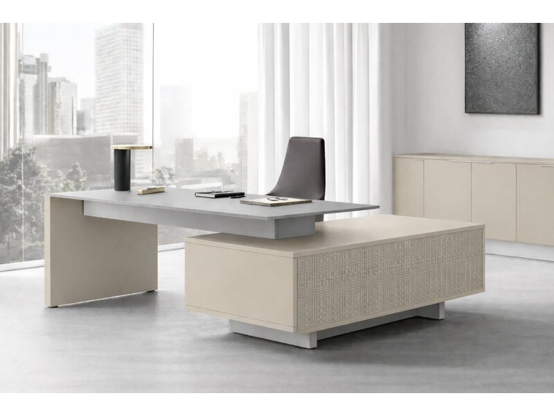 Ultom Modi bureau met opleg dressoir – directiebureau design