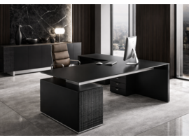 Ultom Modi hoekbureau met ladeblok – directiebureau design