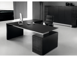 Ultom Modi hoekbureau met ladeblok – directiebureau design