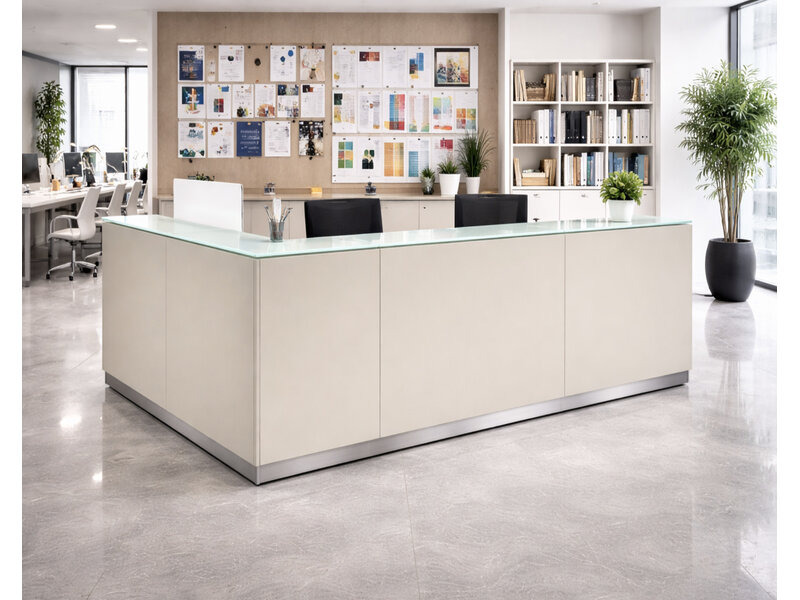 Ultom Bengentile comptoir réception – design modulaire droit