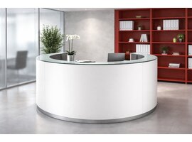 Ultom Bengentile comptoir réception arrondi – design modulaire