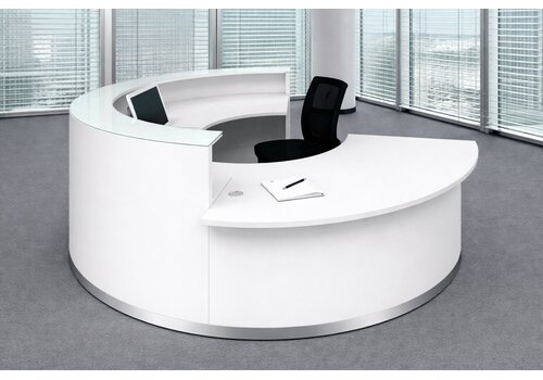 Bengentile comptoir réception arrondi