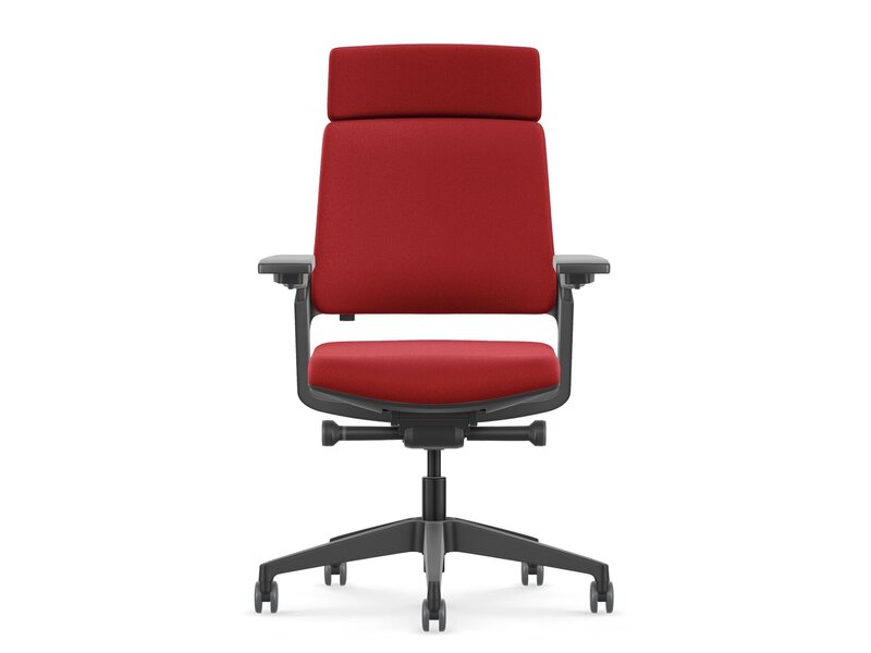 Se7en Vivienne LX010 chaise bureau ergonomique – design noir Lucia