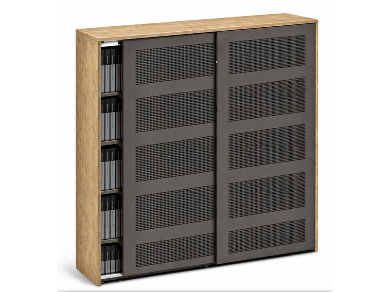 Flexaro Slide & Go – Armoire acoustique haute à portes coulissantes 192 cm pour bureaux ouverts