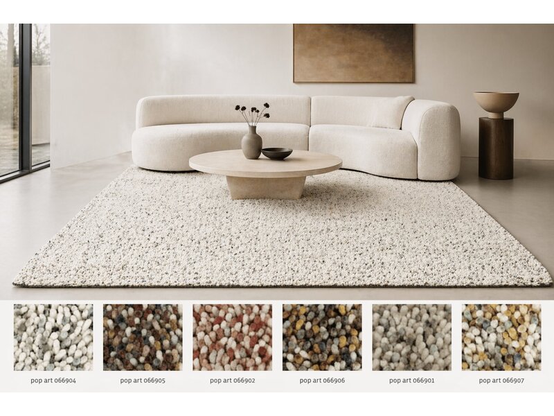 Brink & Campman Pop Art tapis – tapis laine design à poils longs