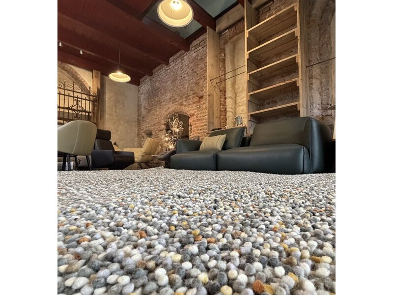 Brink & Campman Arch tapis – laine bouclée multicolore design