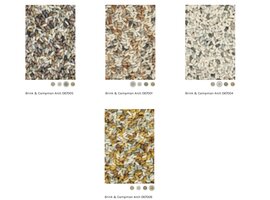 Brink & Campman Arch tapis – laine bouclée multicolore design