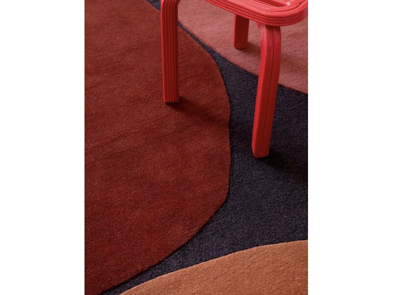 Brink & Campman Decor Plateau tapis – laine tuftée design géométrique