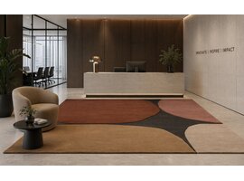 Brink & Campman Decor Plateau tapis – laine tuftée design géométrique