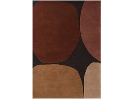Brink & Campman Decor Plateau tapis – laine tuftée design géométrique