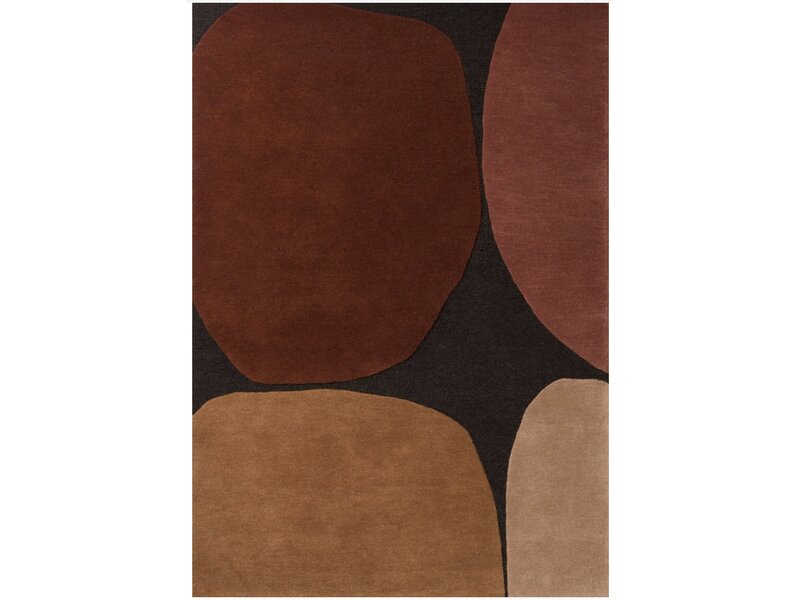 Brink & Campman Decor Plateau tapis – laine tuftée design géométrique