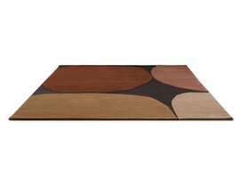 Brink & Campman Decor Plateau tapis – laine tuftée design géométrique