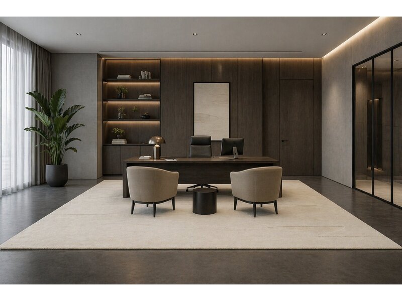 Brink & Campman Decor Scape Woolwhite tapis – laine tuftée design ivoire abstrait