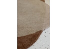 Brink & Campman Element Moore Caramel tapis – laine design forme organique