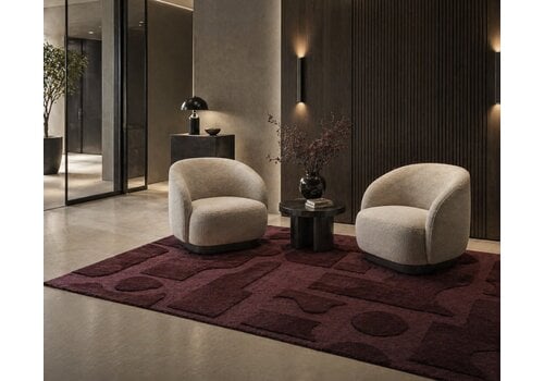 Mural Burgundy tapis