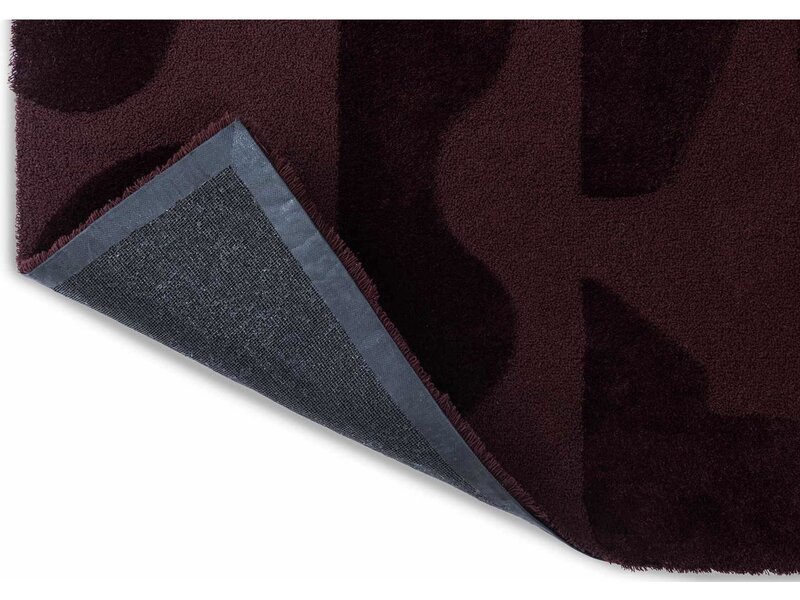 Brink & Campman Mural Burgundy tapis – laine design bordeaux abstrait