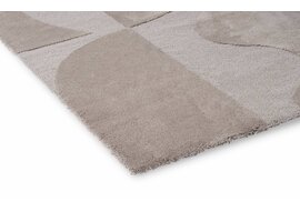 Brink & Campman Mural Cement tapis – laine design gris abstrait